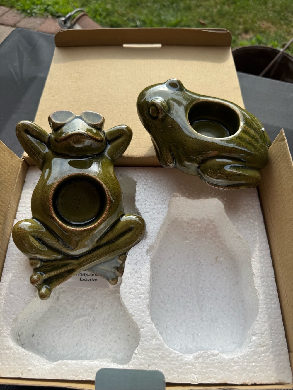 Partylite Floating Frogs